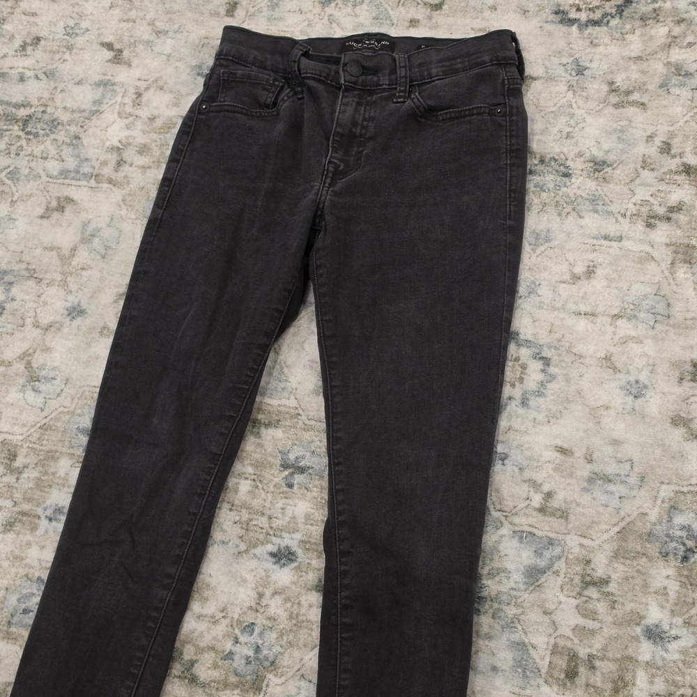 Lucky Brand Brooke Legging Black Skinny Jeans Womens Size 0 25 Stretch Denim